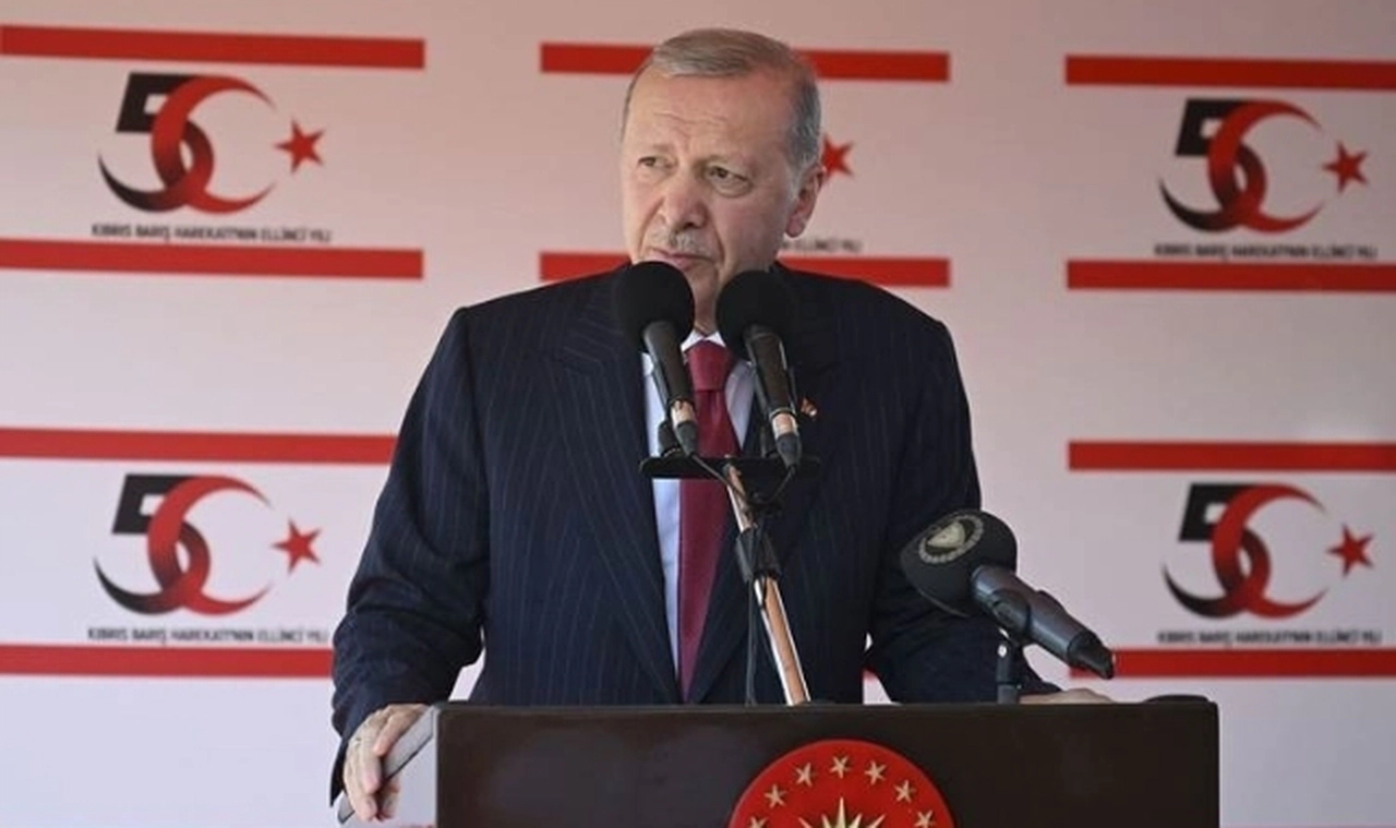 Erdoğan: Kıbrıs'ta federal bir çözüm mümkün değil