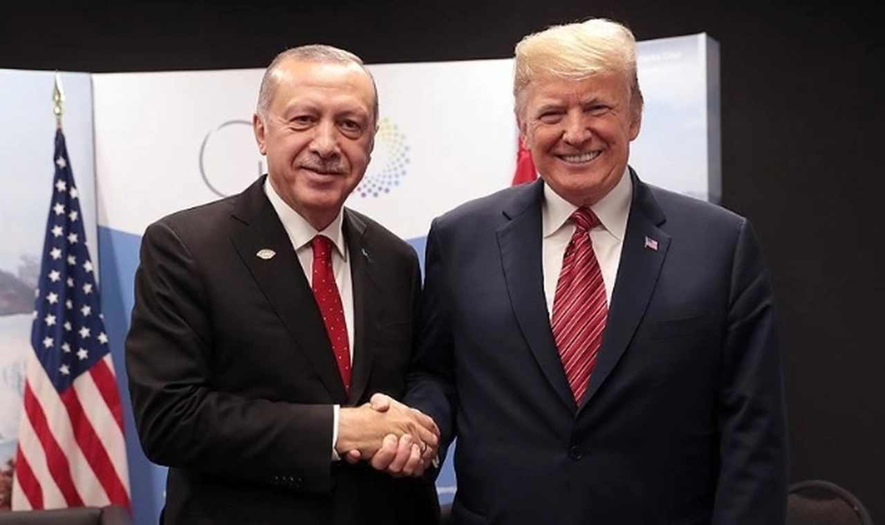 Erdoğan, Trump ile Görüştü