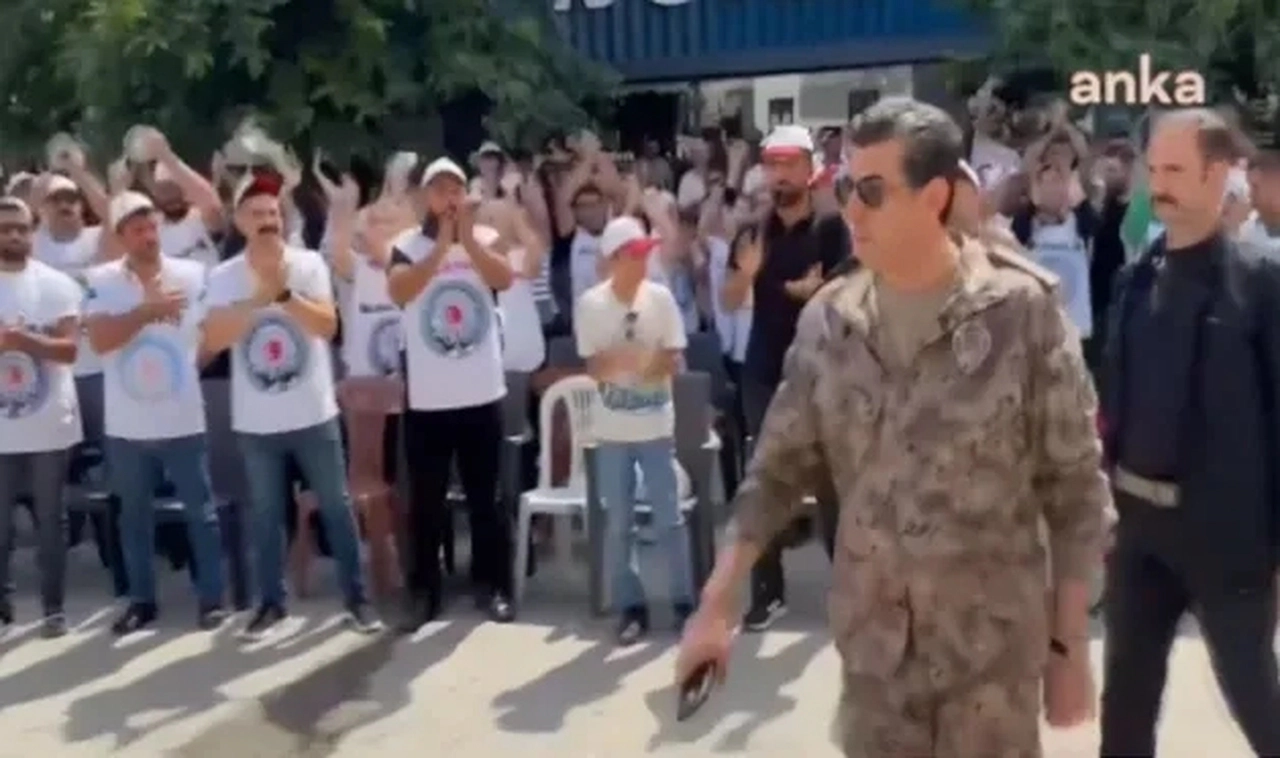 Iğdır Emniyet Müdürü'nden belediyenin işten çıkardığı işçilere ziyaret