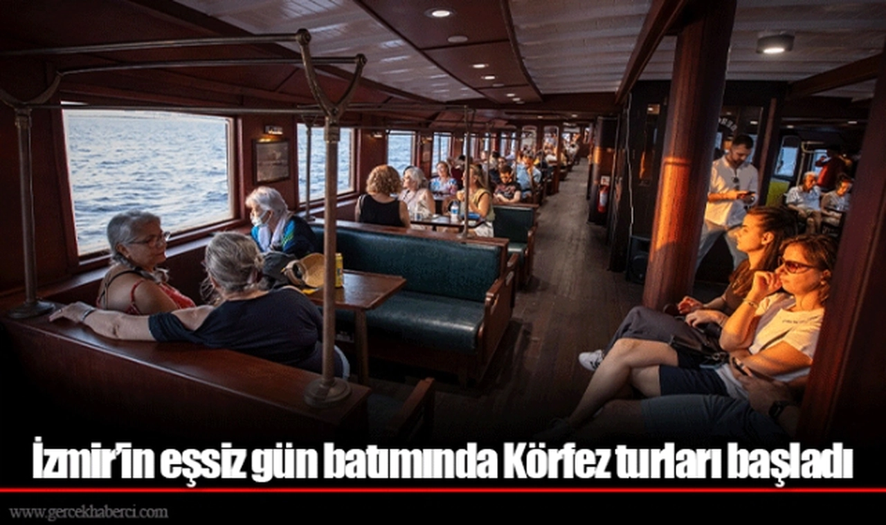 İzmir’in eşsiz gün batımında Körfez turları başladı