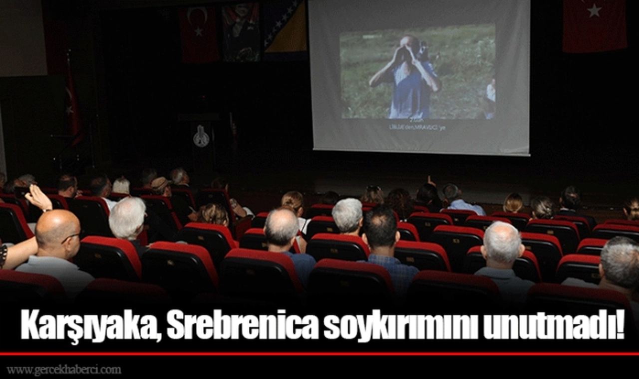 Karşıyaka, Srebrenica soykırımını unutmadı!