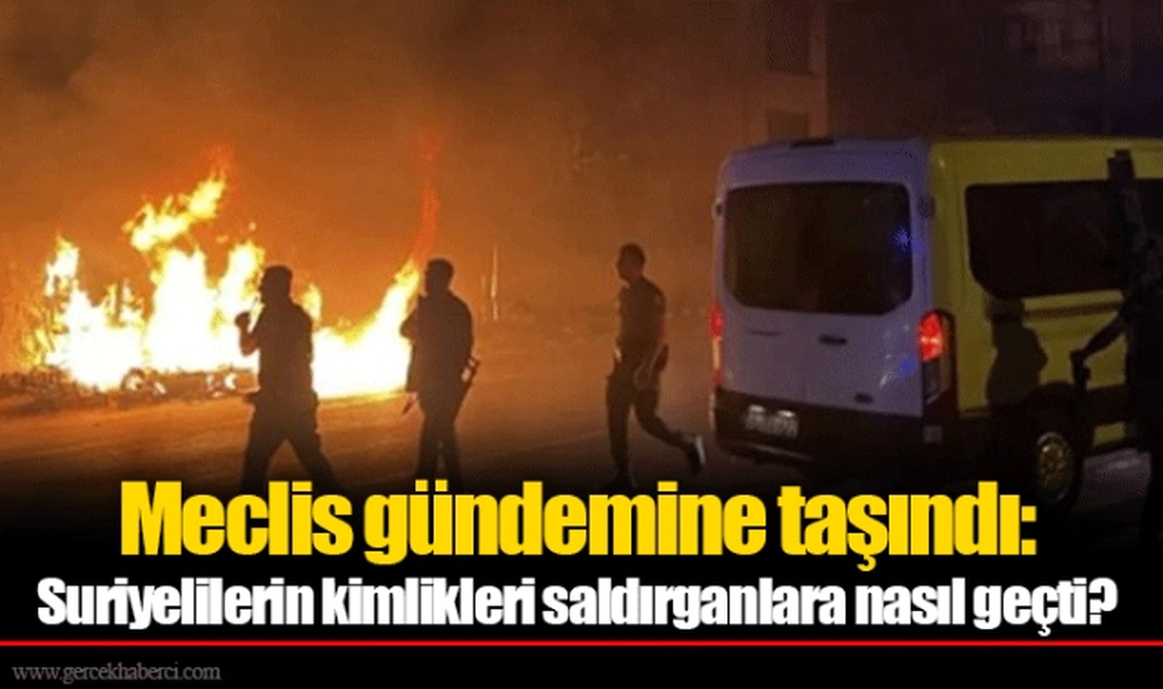 Meclis gündemine taşındı: Suriyelilerin kimlikleri saldırganlara nasıl geçti?