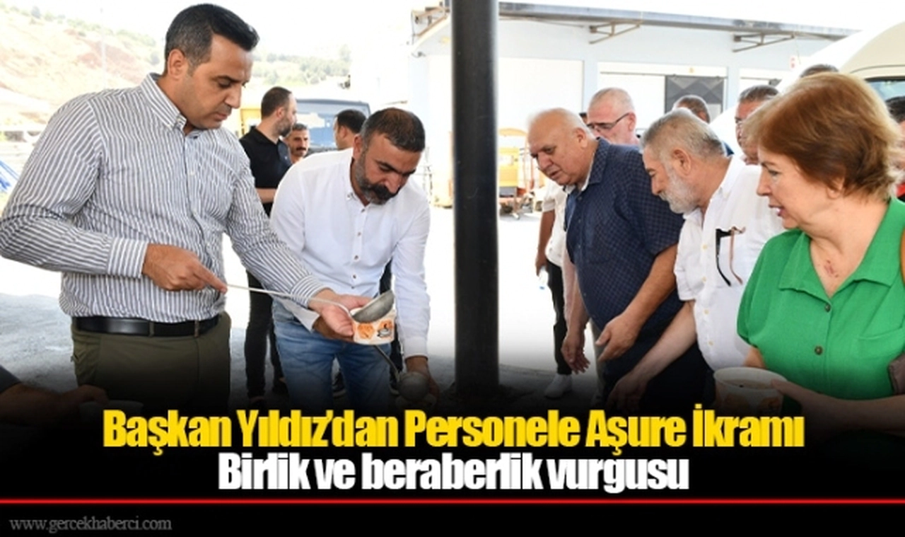 Başkan Yıldız’dan Personele Aşure İkramı