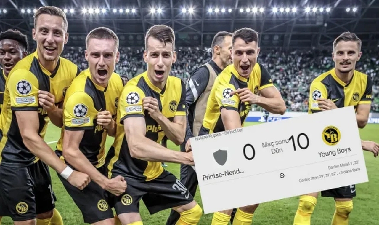 Galatasaray'ın Şampiyonlar Ligi'ndeki rakibi Young Boys gol oldu yağdı