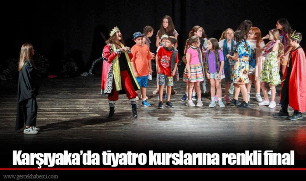 Karşıyaka’da tiyatro kurslarına renkli final