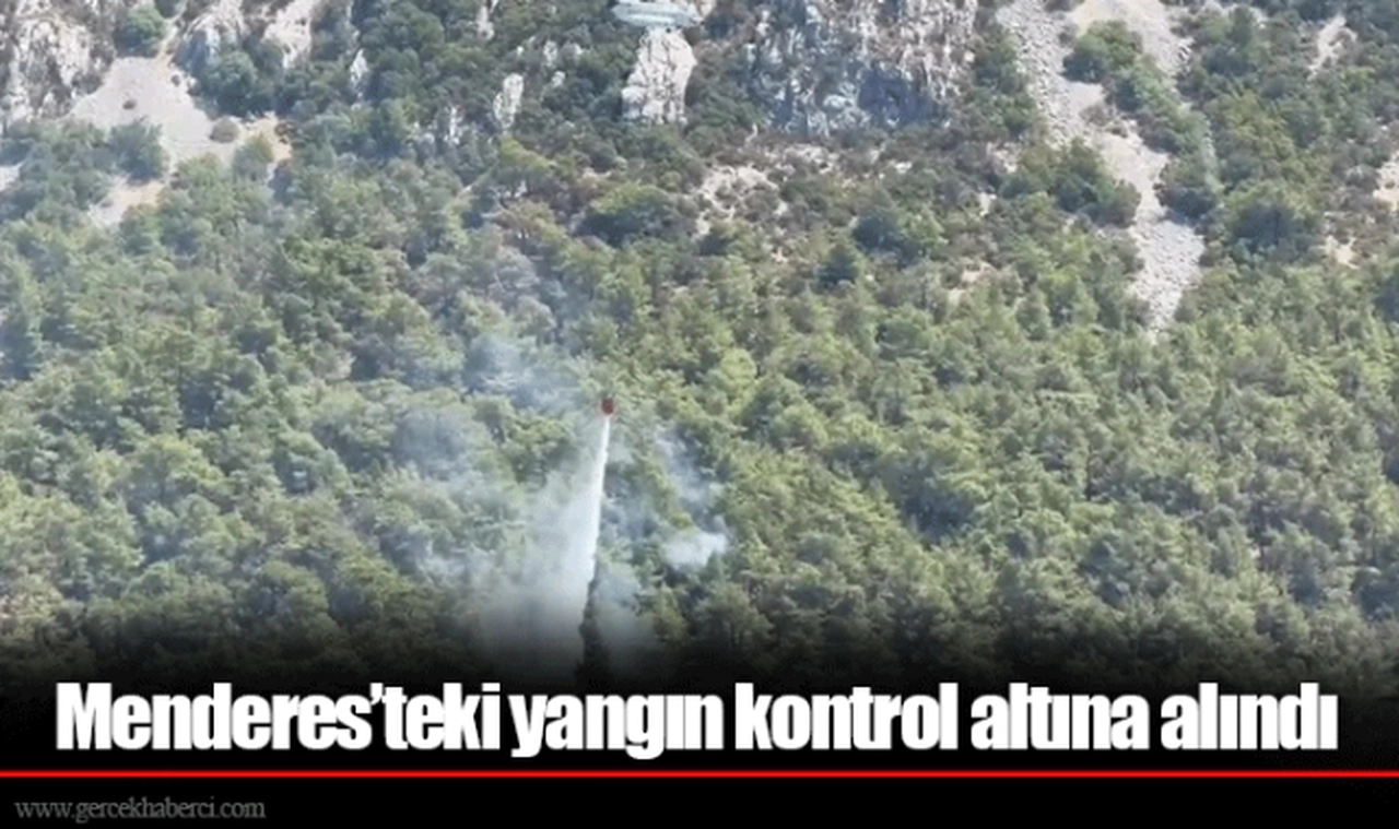 Menderes’teki yangın kontrol altına alındı