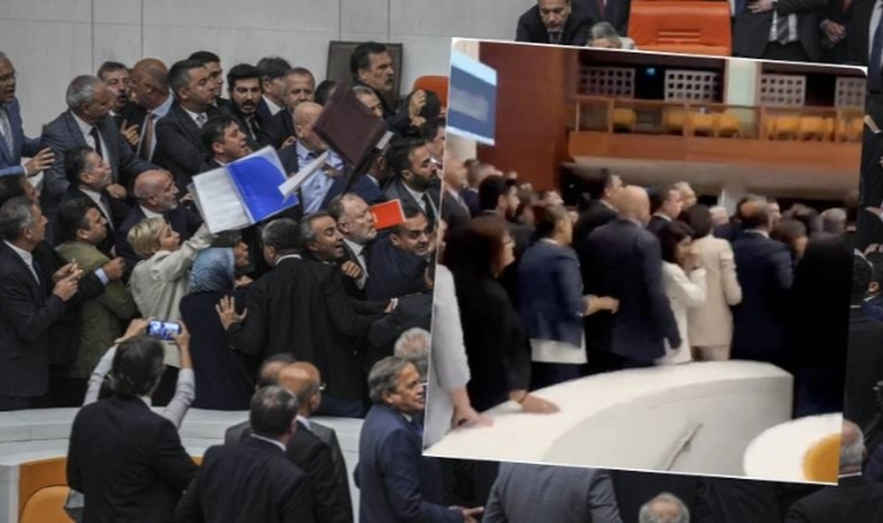 TİP Milletvekili Sera Kadıgil: Bu faşist sürüsü, DEM Parti Grup Başkanvekili Gülistan Kılıç Koçyiğit'in kaşını yardı!