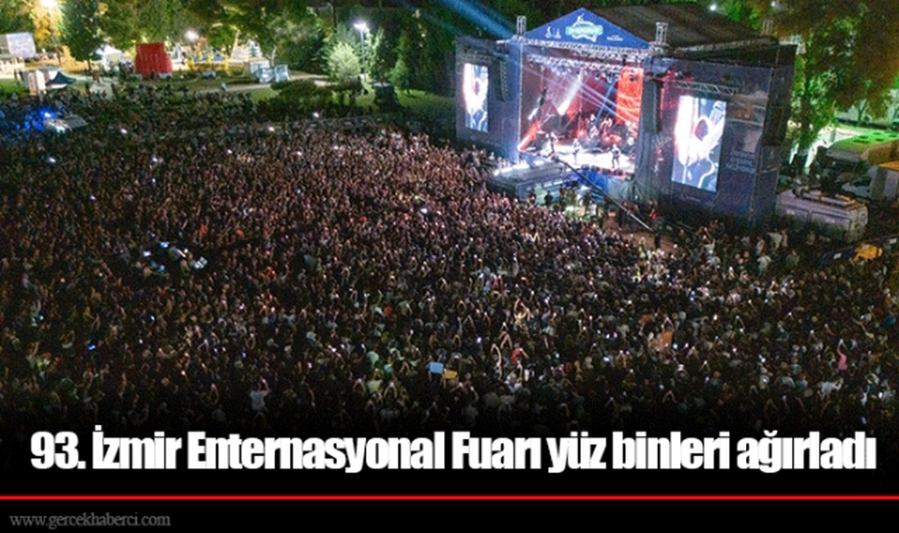 93. İzmir Enternasyonal Fuarı yüz binleri ağırladı