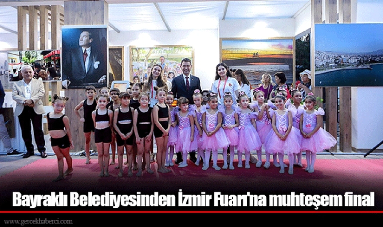 Bayraklı Belediyesinden İzmir Fuarı'na muhteşem final