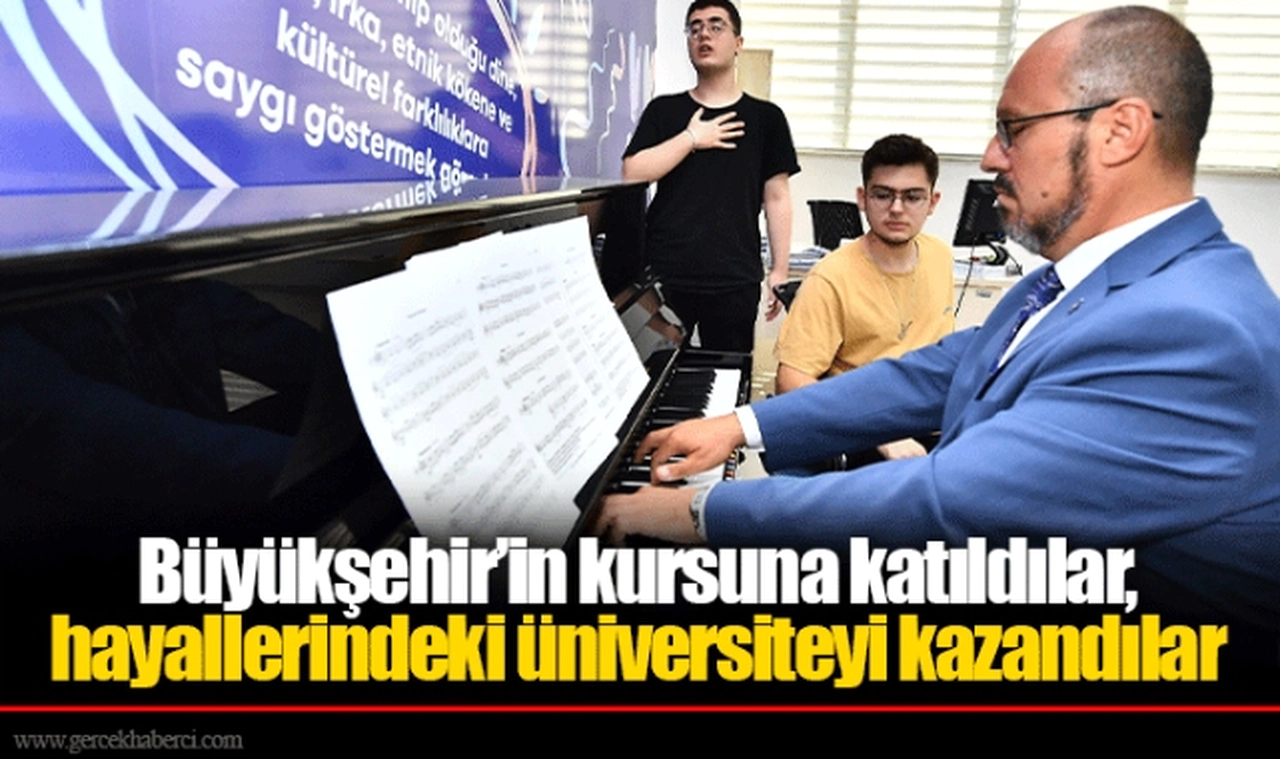 Büyükşehir’in kursuna katıldılar, hayallerindeki üniversiteyi kazandılar