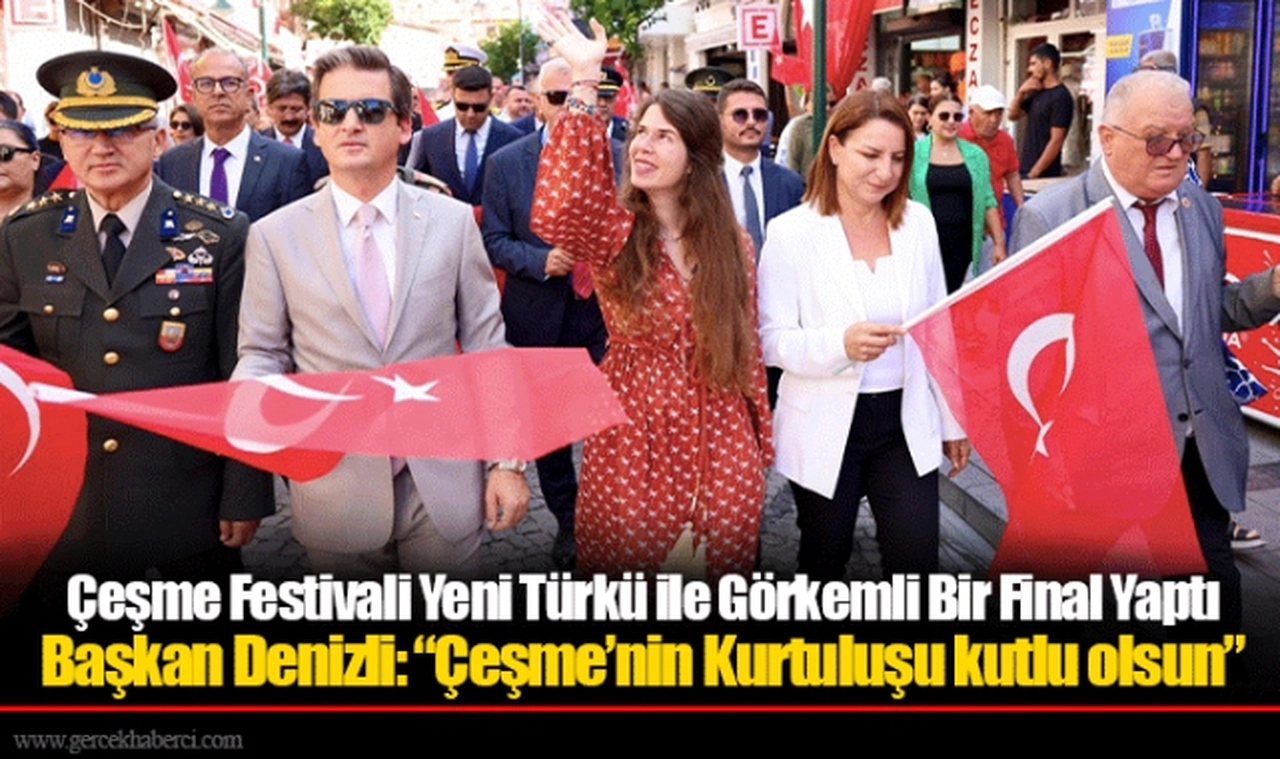 Çeşme Festivali Yeni Türkü ile Görkemli Bir Final Yaptı 