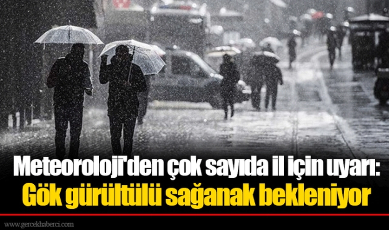 Meteoroloji'den çok sayıda il için uyarı: Gök gürültülü sağanak bekleniyor