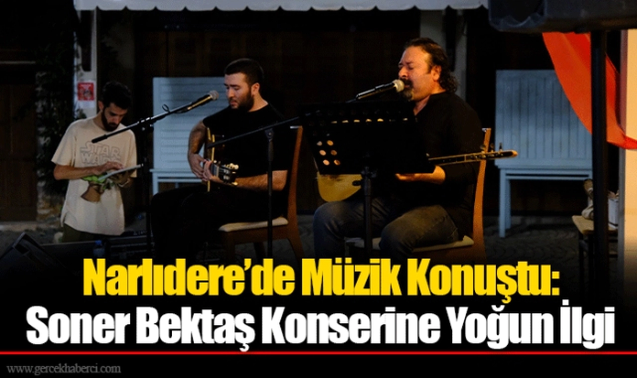 Narlıdere’de Müzik Konuştu: Soner Bektaş Konserine Yoğun İlgi