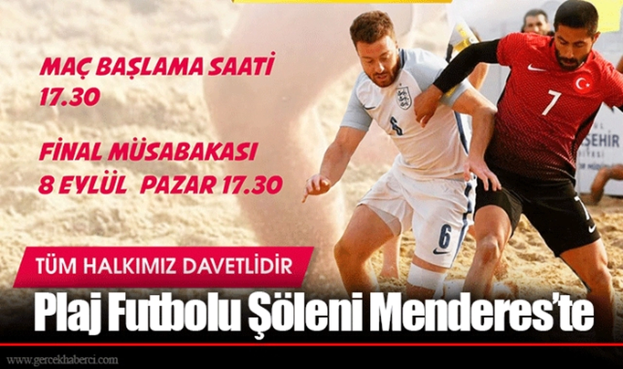 Plaj Futbolu Şöleni Menderes’te