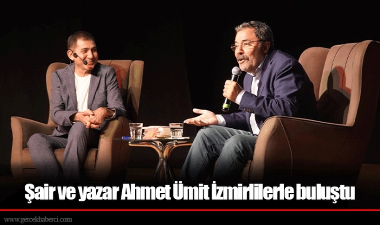 Şair ve yazar Ahmet Ümit İzmirlilerle buluştu