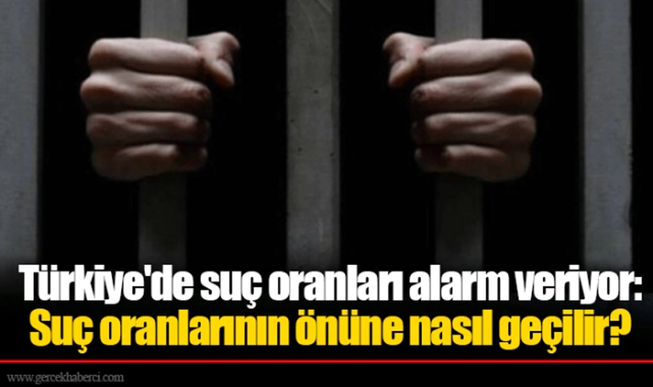 Türkiye'de suç oranları alarm veriyor: Suç oranlarının önüne nasıl geçilir?