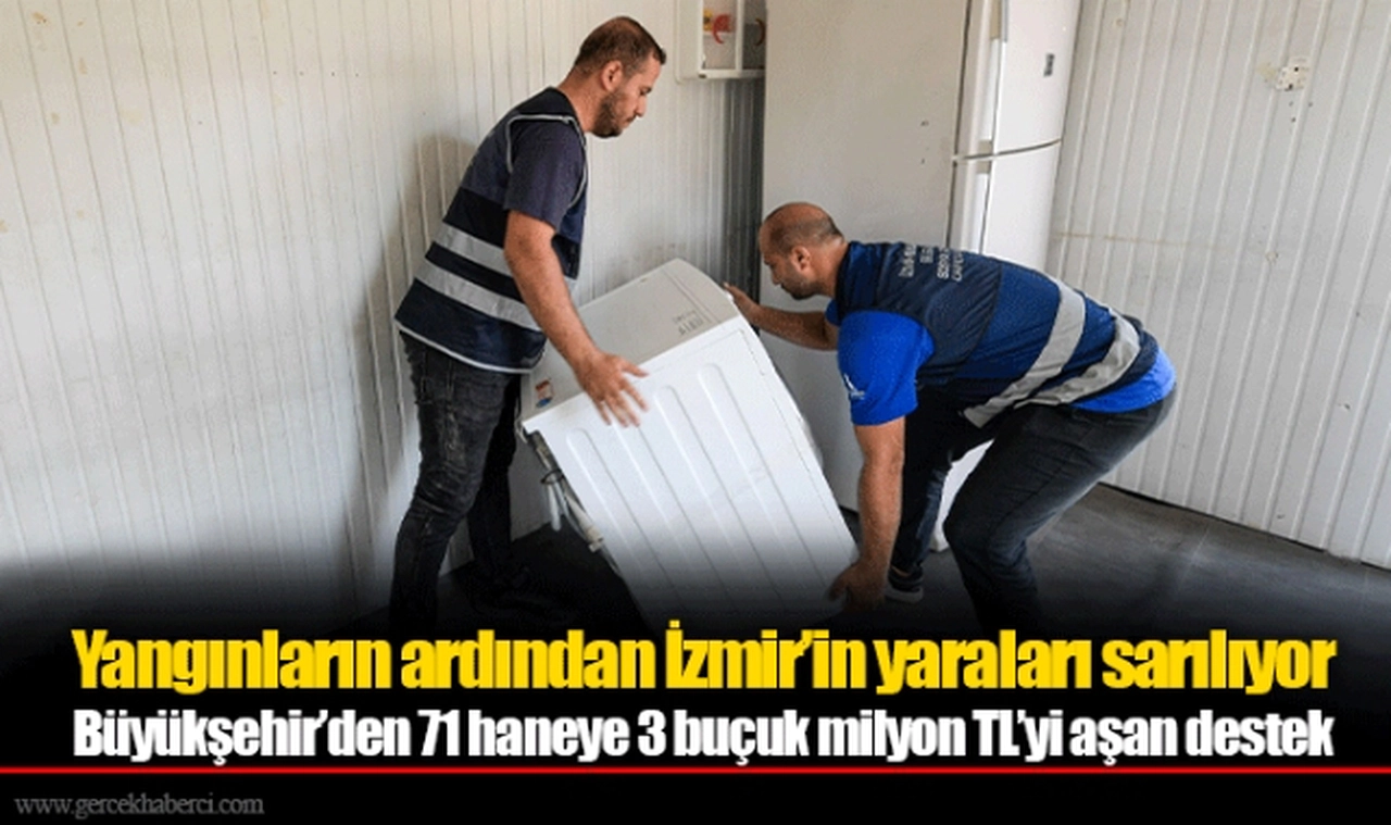 Yangınların ardından İzmir’in yaraları sarılıyor