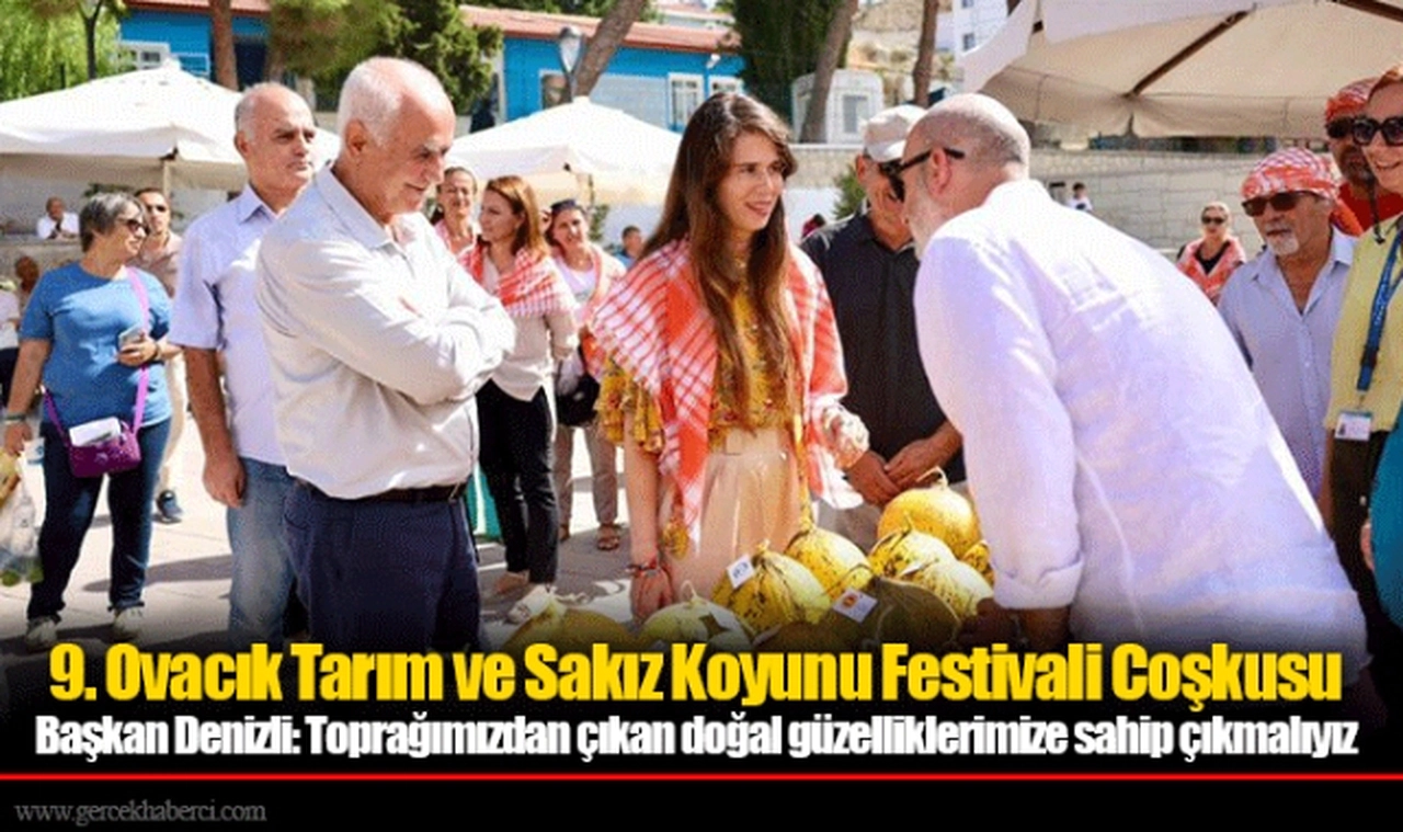 9. Ovacık Tarım ve Sakız Koyunu Festivali Coşkusu