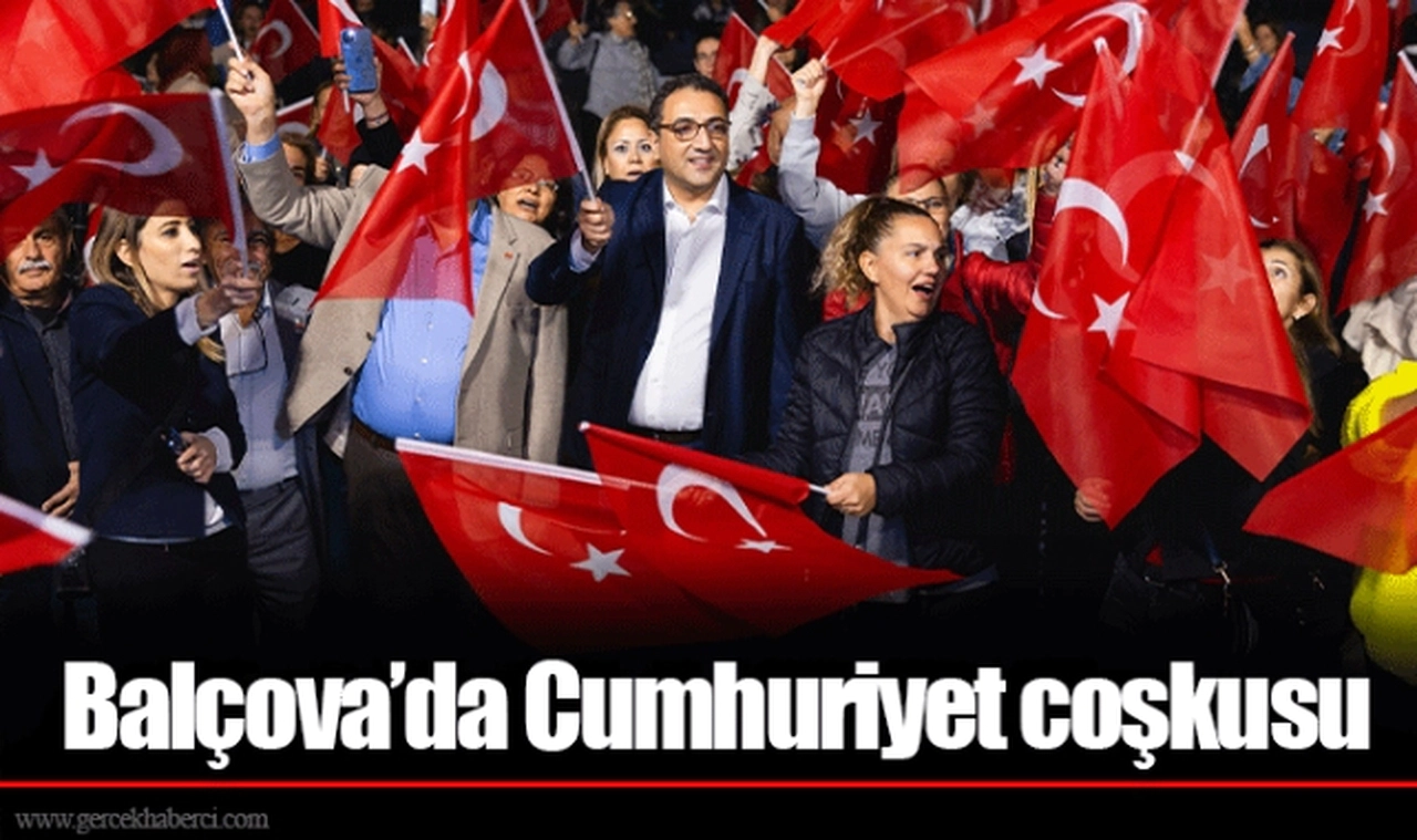 Balçova’da Cumhuriyet coşkusu 