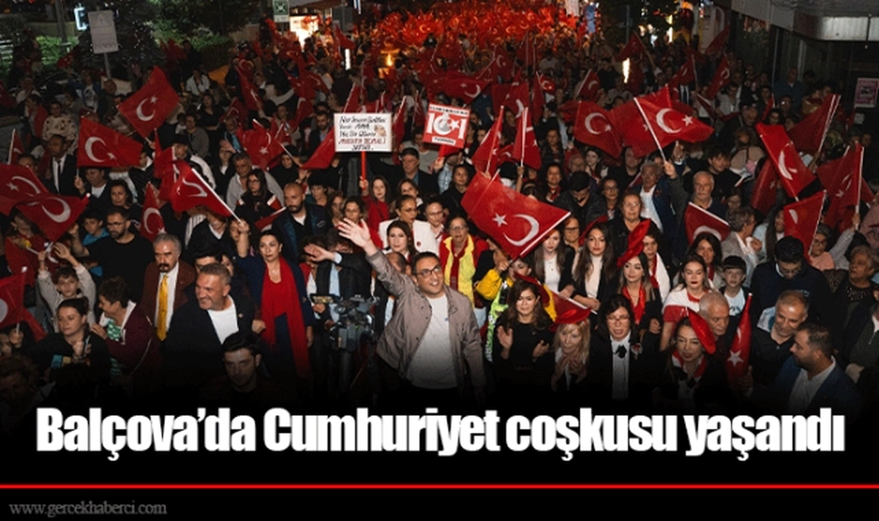 Balçova’da Cumhuriyet coşkusu yaşandı 