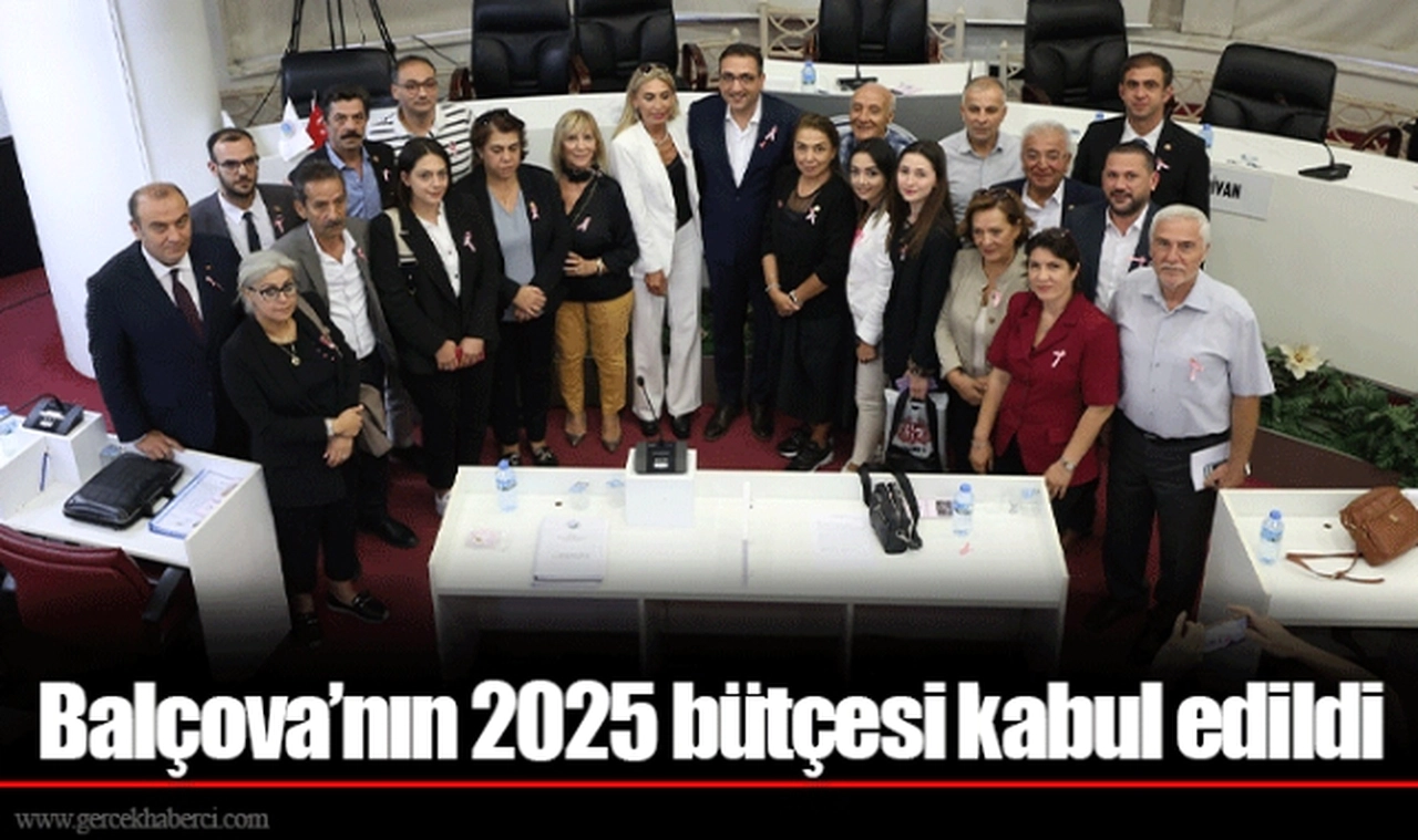 Balçova'nın 2025 bütçesi kabul edildi 