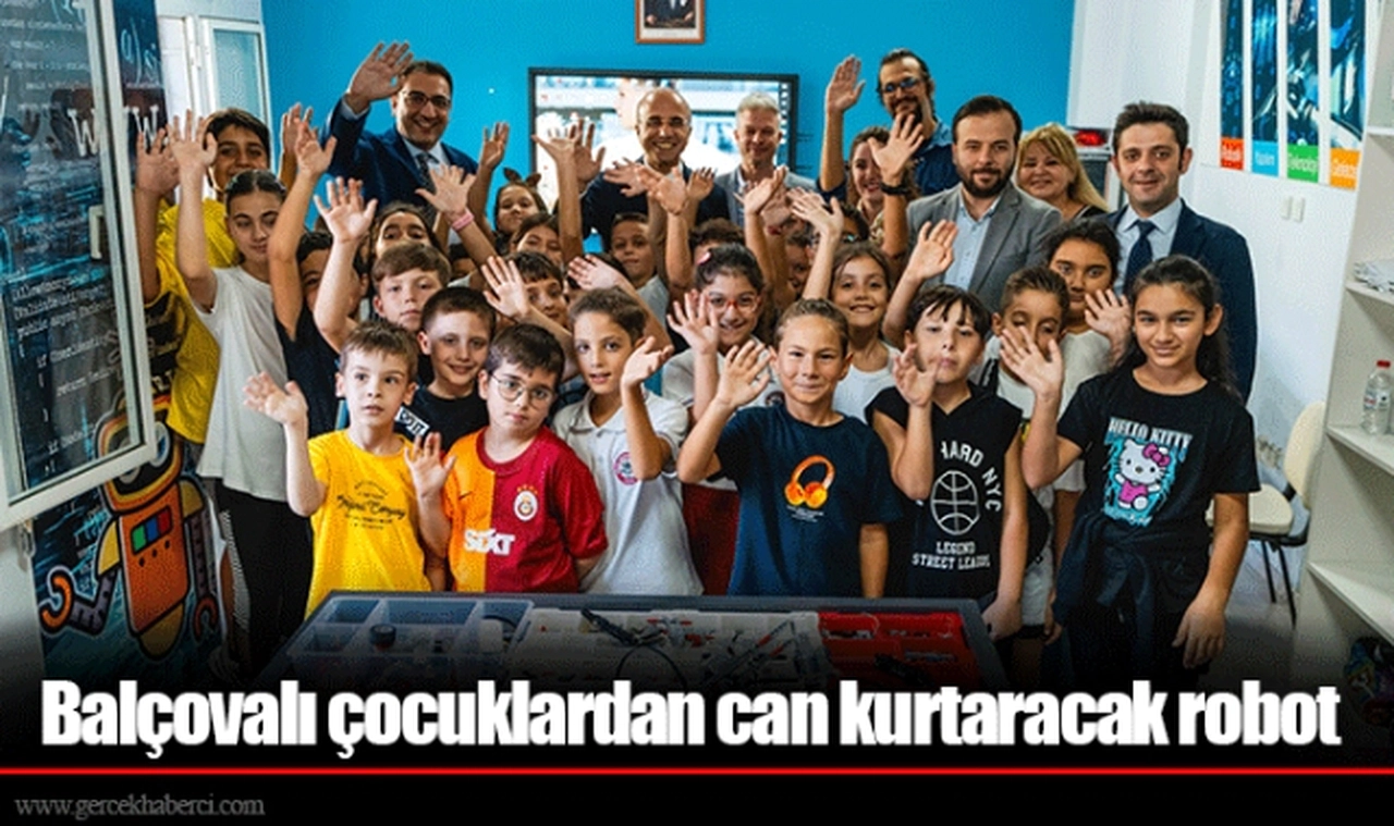 Balçovalı çocuklardan can kurtaracak robot 