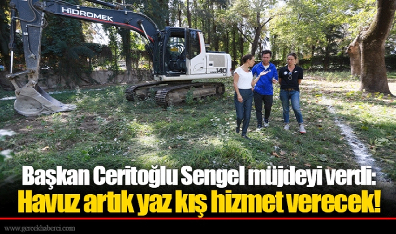 Başkan Ceritoğlu Sengel müjdeyi verdi: Havuz artık yaz kış hizmet verecek!