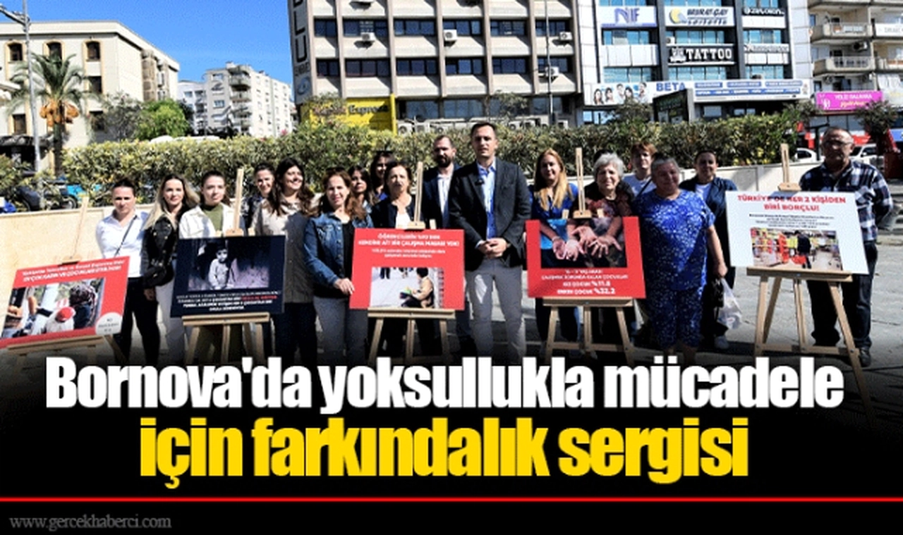 Bornova'da yoksullukla mücadele için farkındalık sergisi