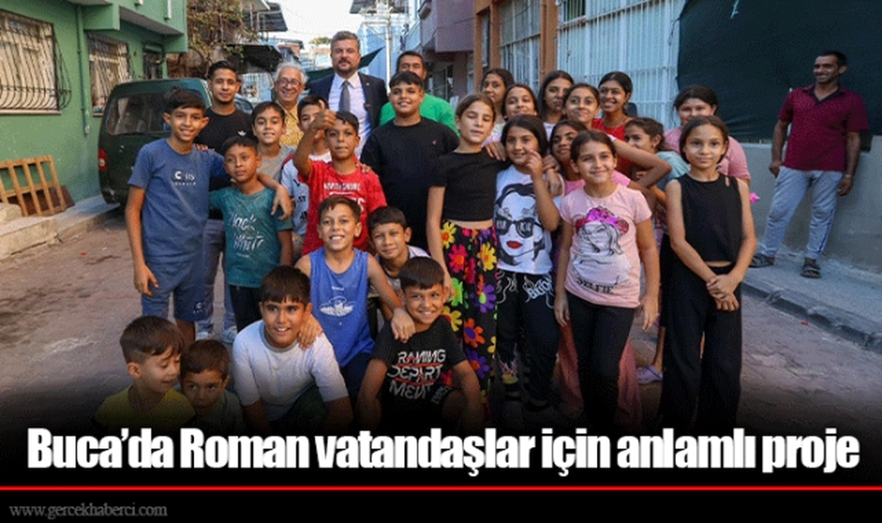 Buca’da Roman vatandaşlar için anlamlı proje