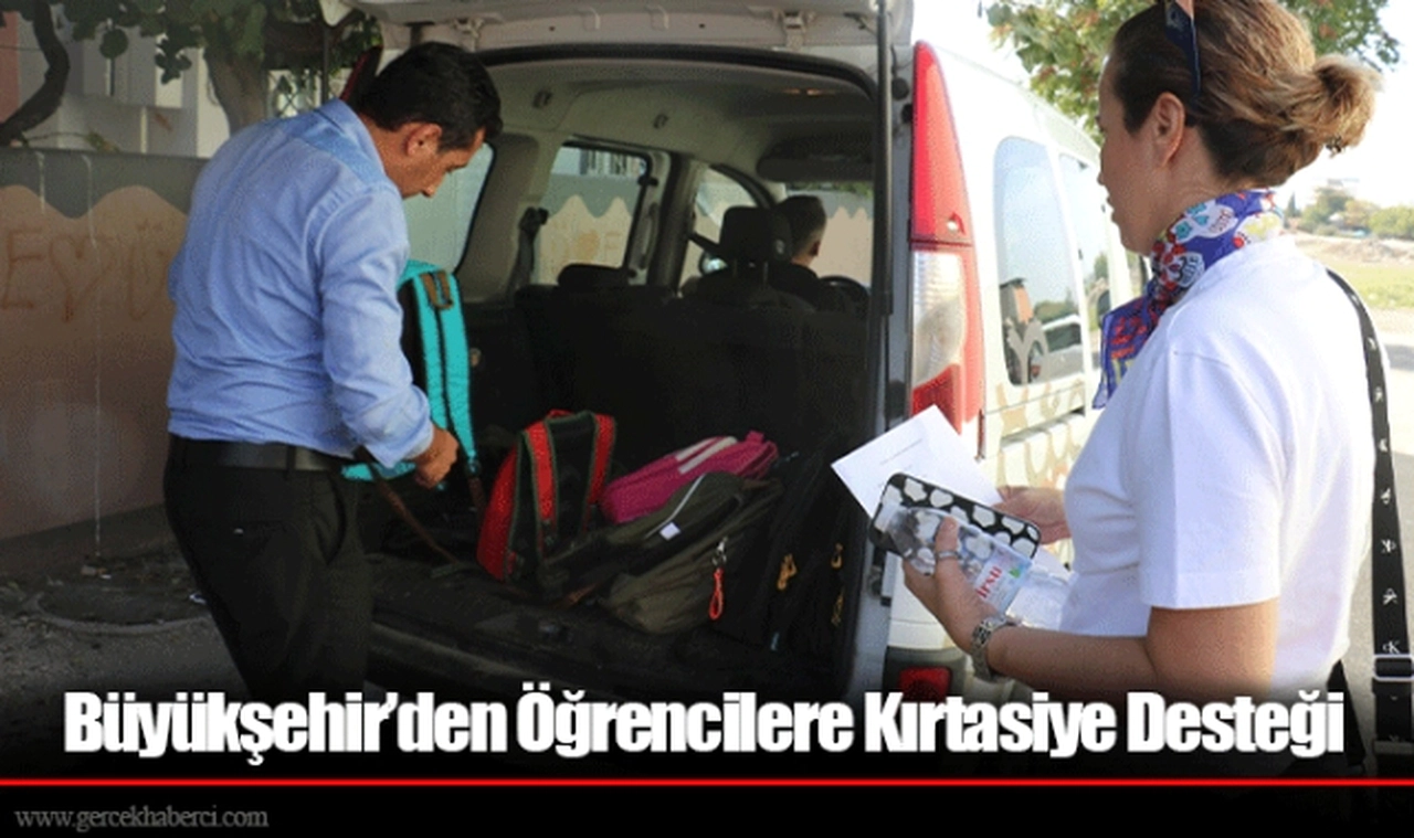 Büyükşehir’den Öğrencilere Kırtasiye Desteği