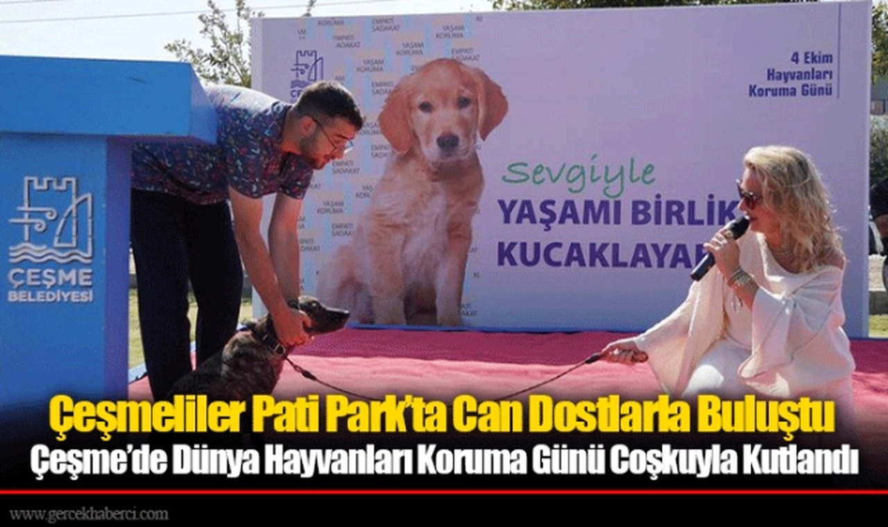 Çeşmeliler Pati Park’ta Can Dostlarla Buluştu