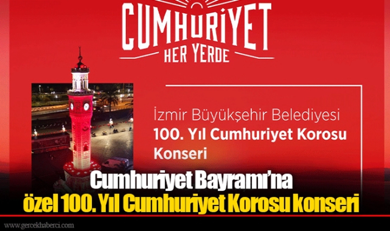 Cumhuriyet Bayramı’na özel 100. Yıl Cumhuriyet Korosu konseri