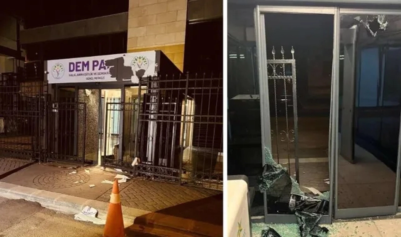DEM Parti Genel Merkezi'ne saldırı: 'Ali Yerlikaya'yı göreve davet ediyoruz'
