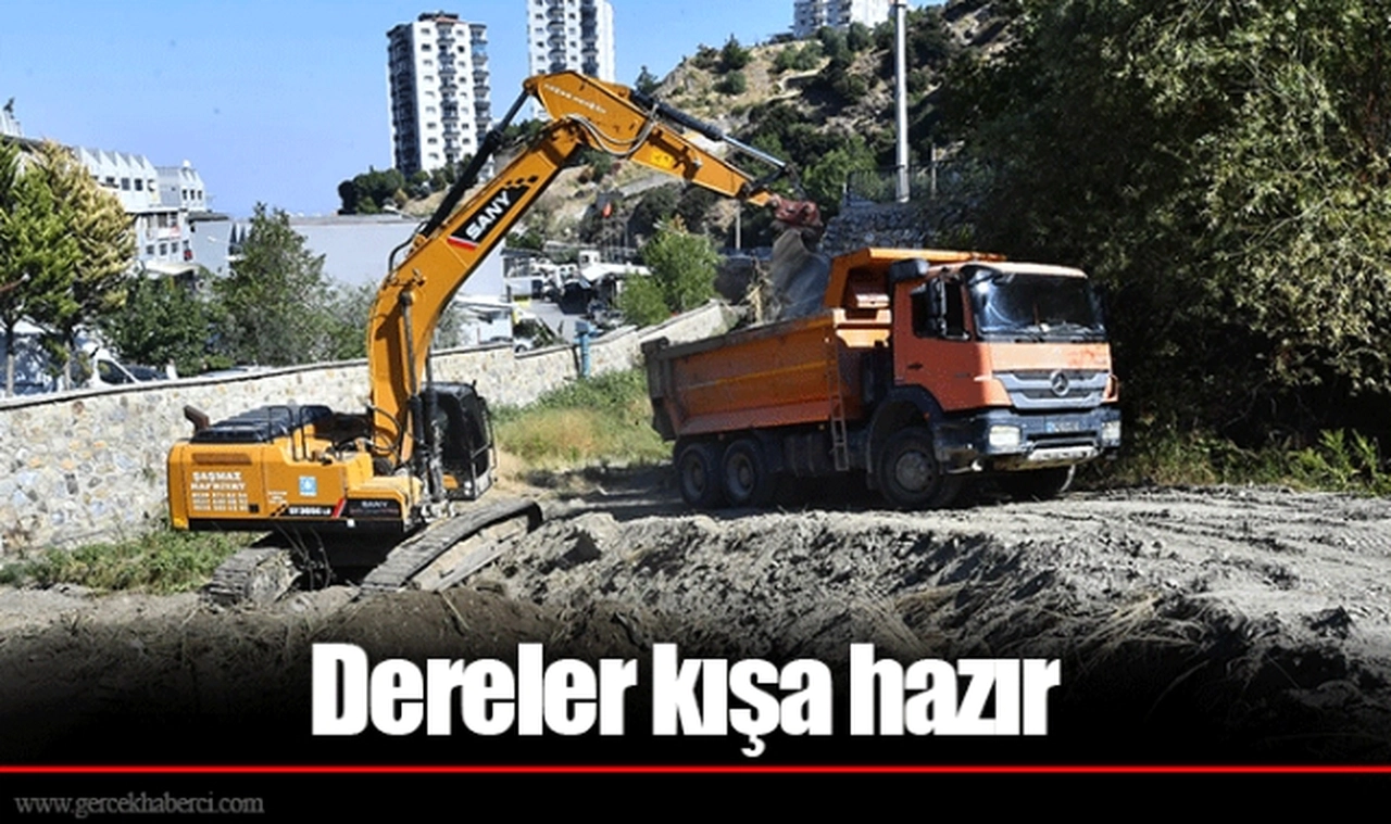 Dereler kışa hazır