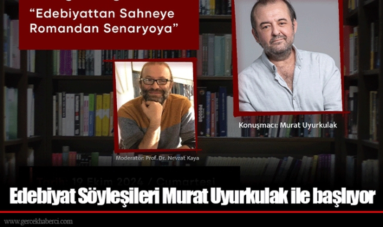 Edebiyat Söyleşileri Murat Uyurkulak ile başlıyor