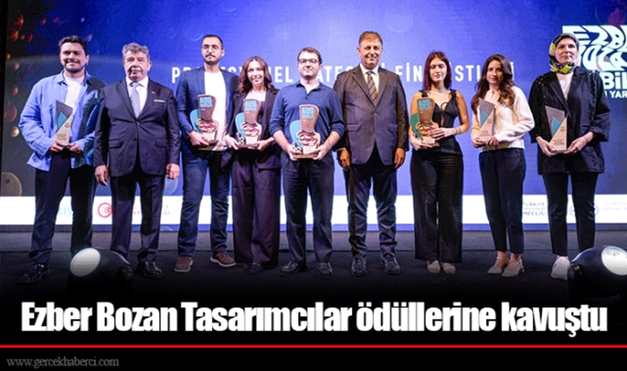 Ezber Bozan Tasarımcılar ödüllerine kavuştu