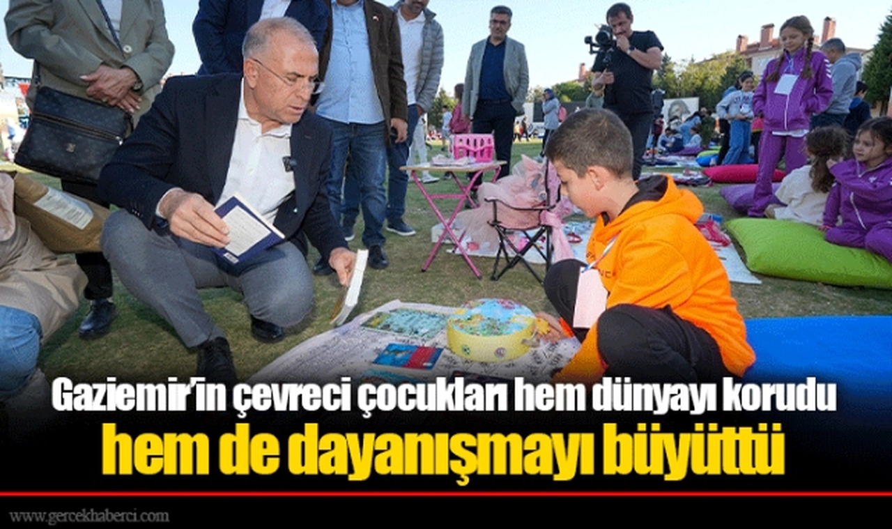 Gaziemir’in çevreci çocukları hem dünyayı korudu hem de dayanışmayı büyüttü