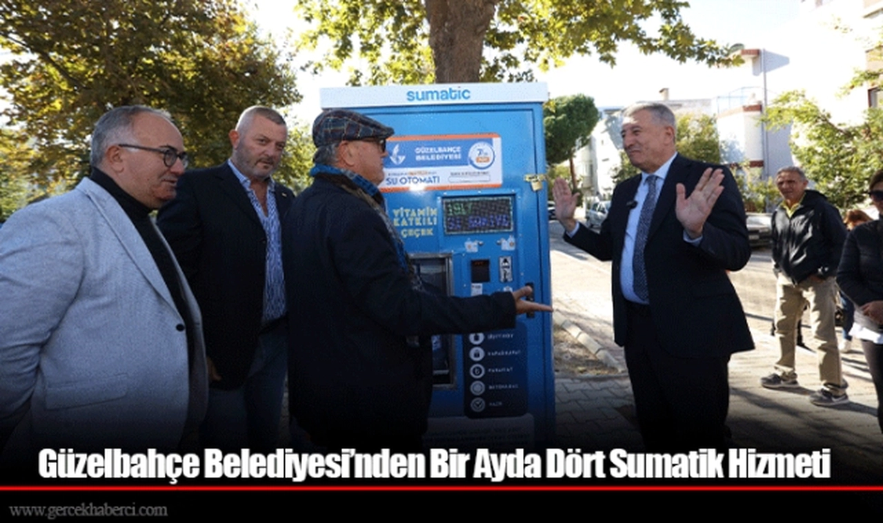 Güzelbahçe Belediyesi’nden Bir Ayda Dört Sumatik Hizmeti