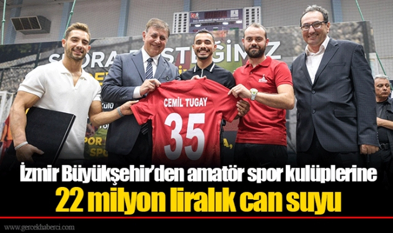 İzmir Büyükşehir’den amatör spor kulüplerine 22 milyon liralık can suyu