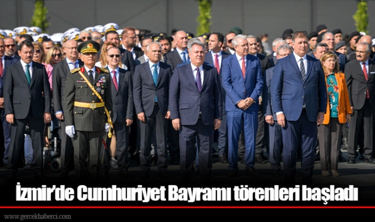 İzmir’de Cumhuriyet Bayramı törenleri başladı