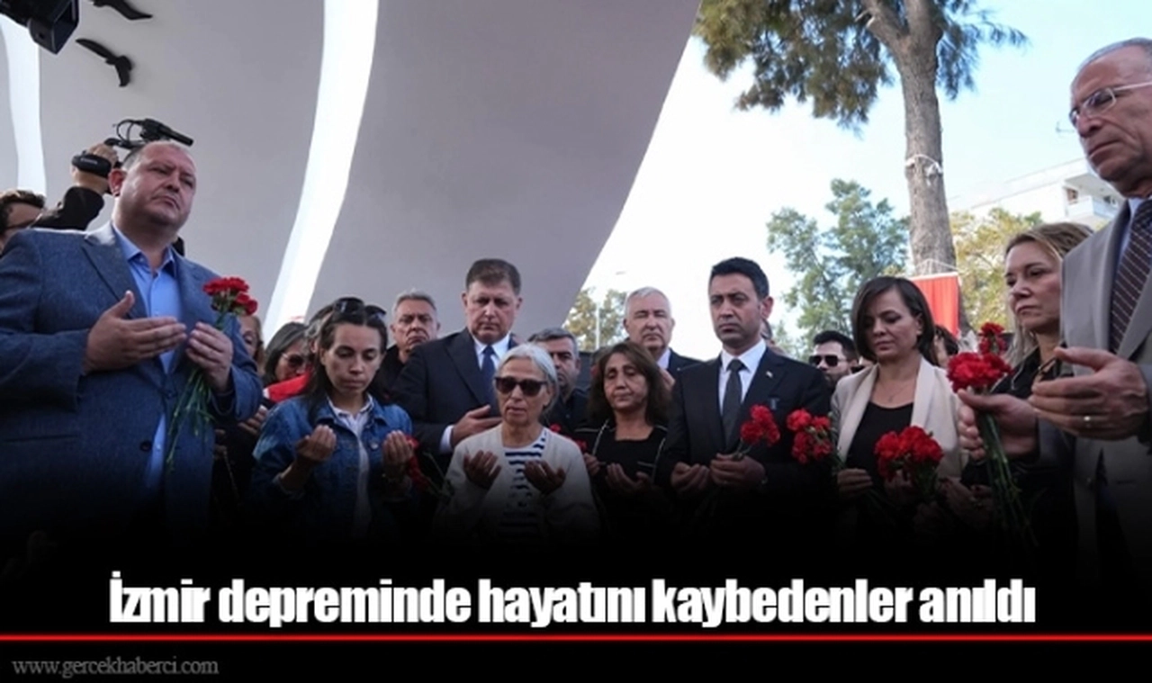 İzmir depreminde hayatını kaybedenler anıldı