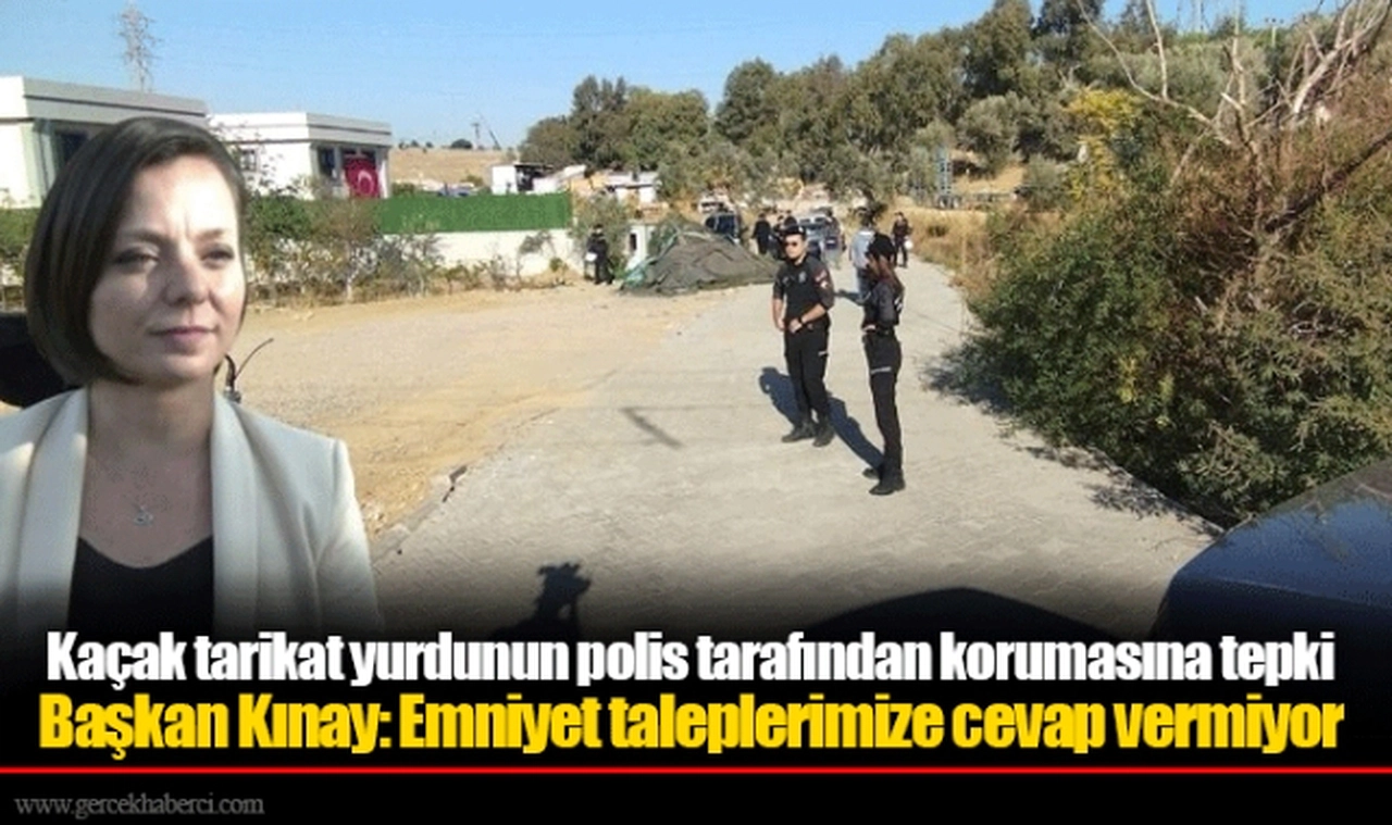Kaçak tarikat yurdunun polis tarafından korumasına tepki