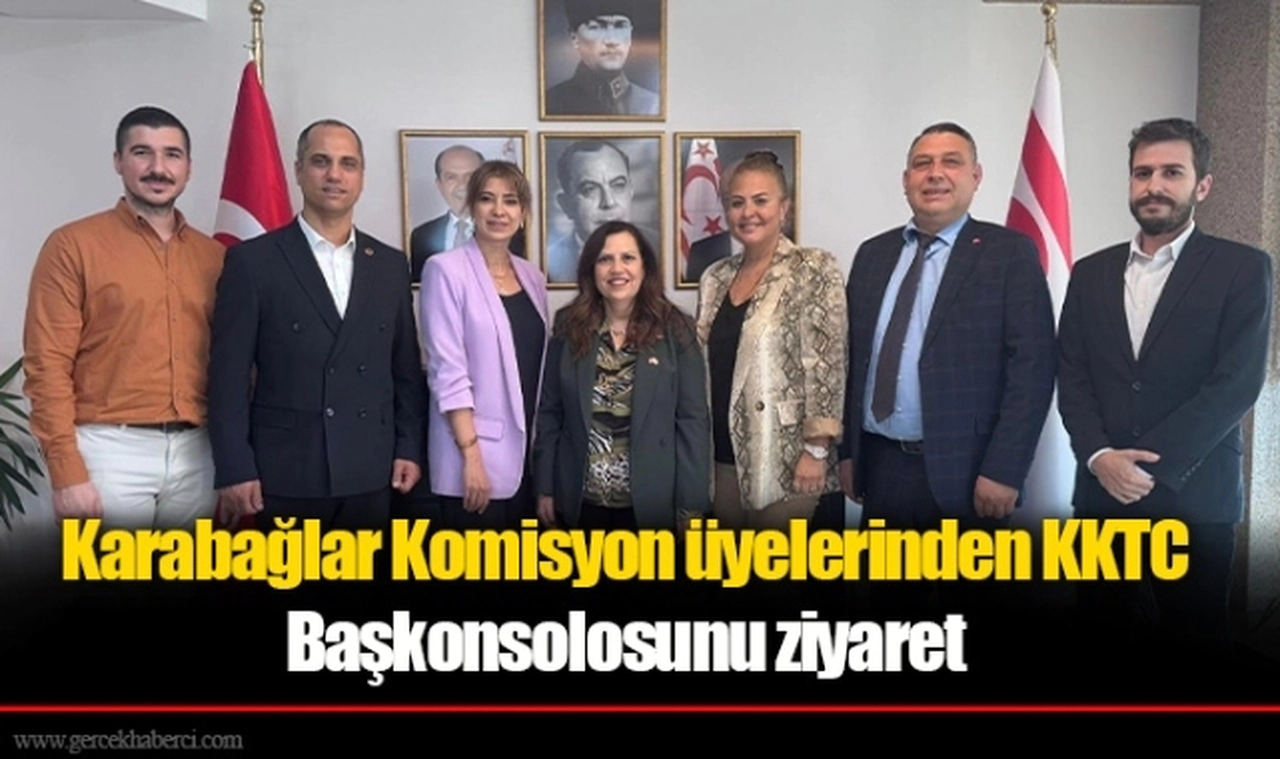 Karabağlar Komisyon üyelerinden KKTC Başkonsolosunu ziyaret