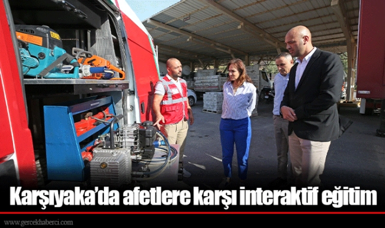 Karşıyaka’da afetlere karşı interaktif eğitim