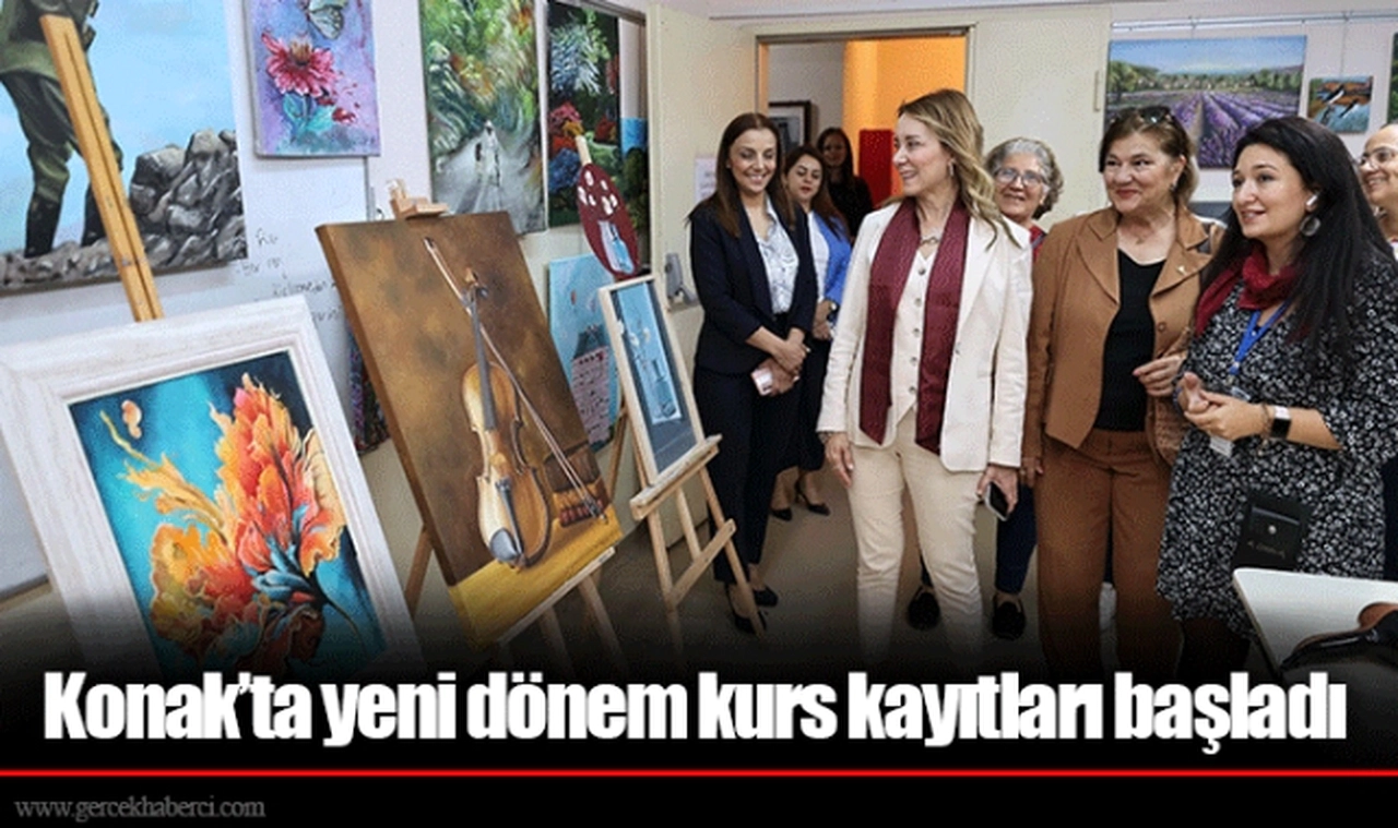 Konak’ta yeni dönem kurs kayıtları başladı