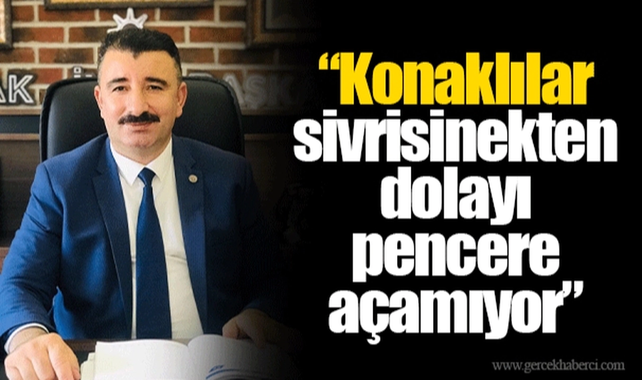 “Konaklılar sivrisinekten dolayı pencere açamıyor”