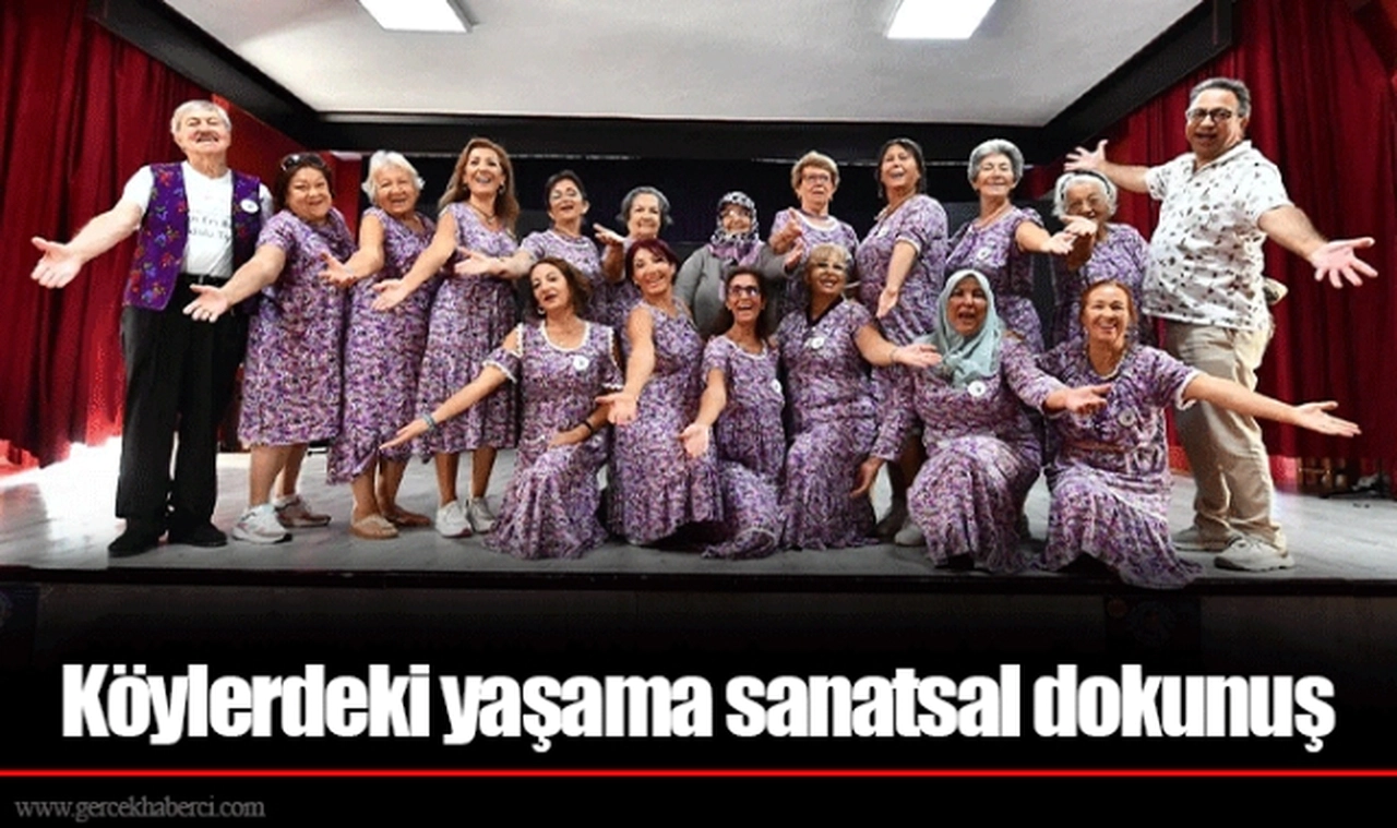 Köylerdeki yaşama sanatsal dokunuş