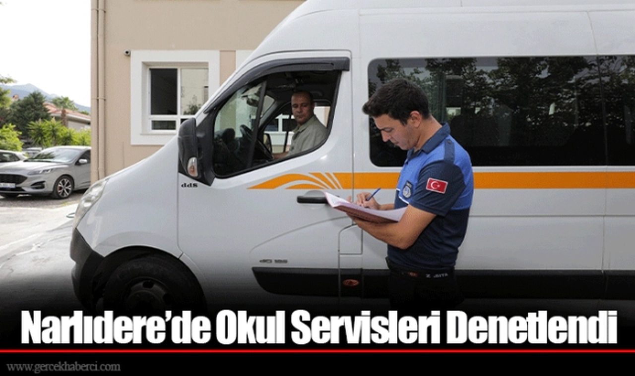 Narlıdere’de Okul Servisleri Denetlendi
