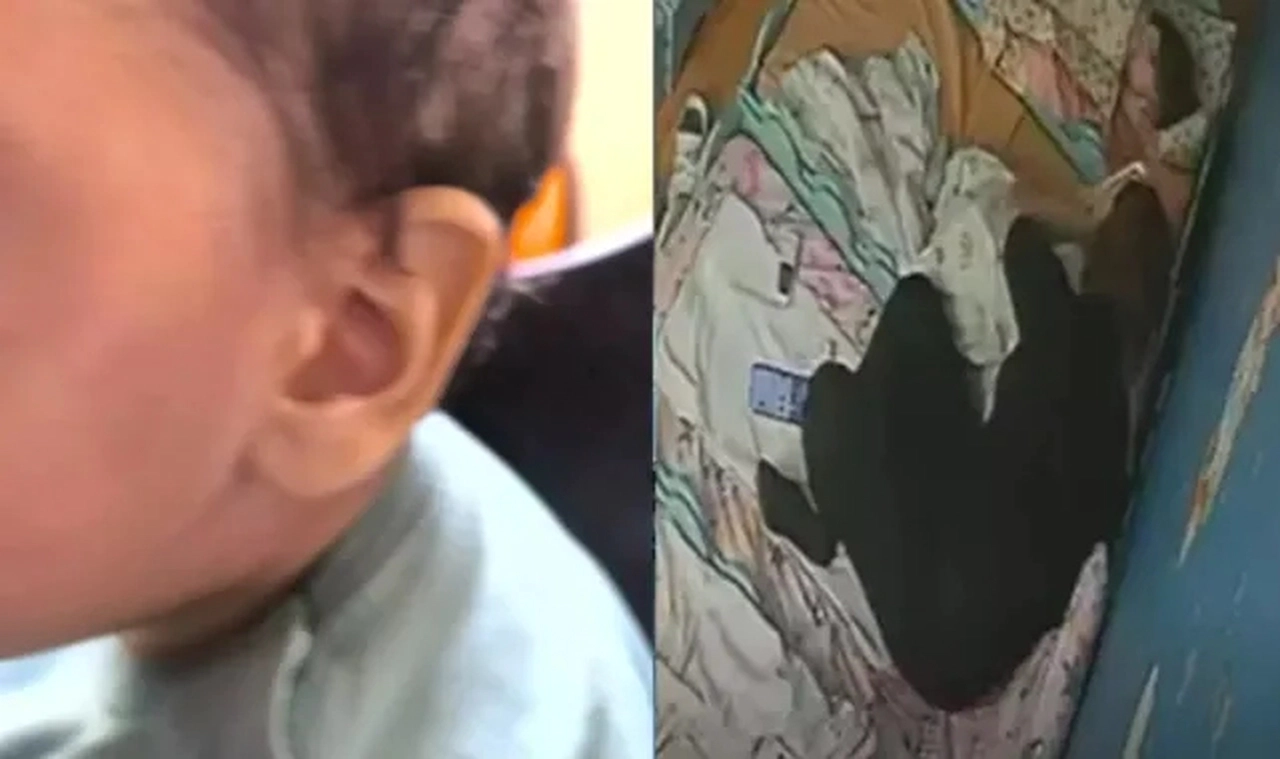 Şok edici görüntüler: Kreşteki öğretmen, 21 aylık bebeğe şiddet uyguladı!