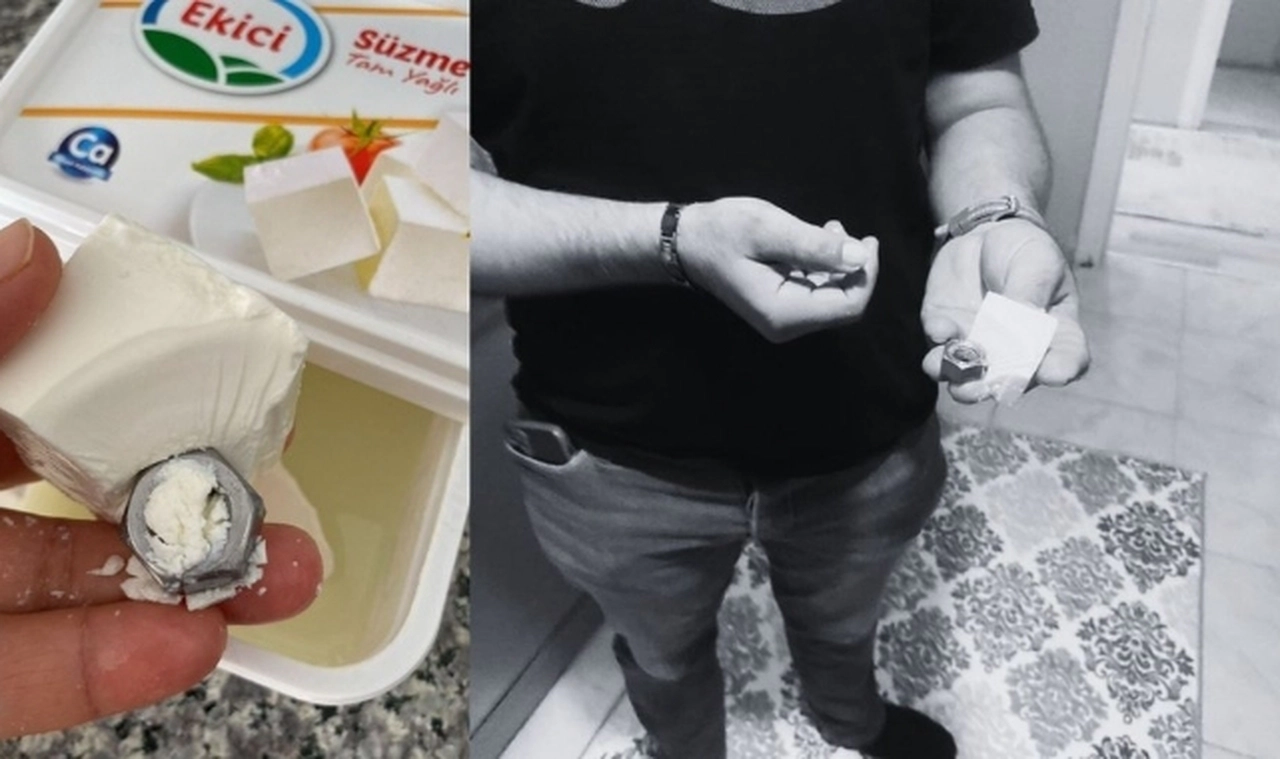 Ünlü peynir markasının ürününden metal somun çıktı!